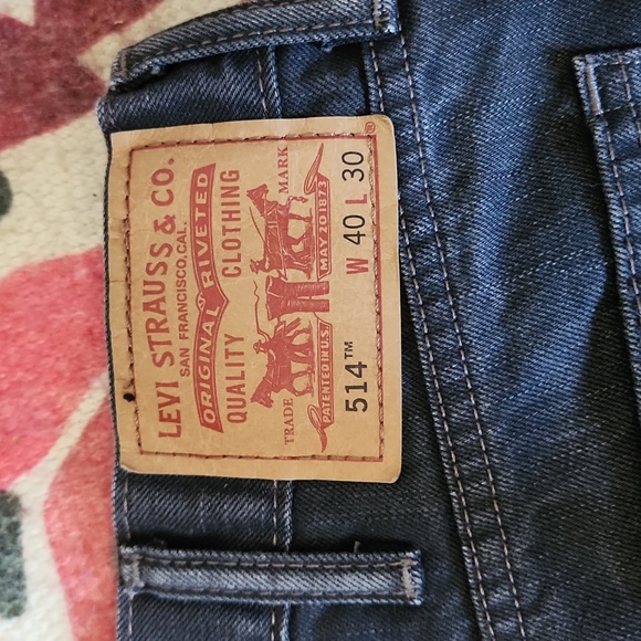 Levis upcycle jean shorts 40/30 - Picture 7 of 8